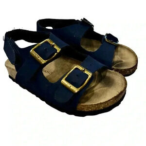 LUCKY BRAND TODDLER BLUE FOOTBED SANDALS Size 8